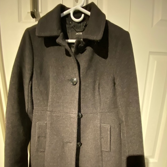 Charcoal long coat size medium. Jacob. - Picture 1 of 6